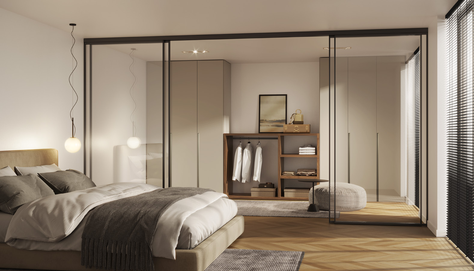 Stanza da letto moderna